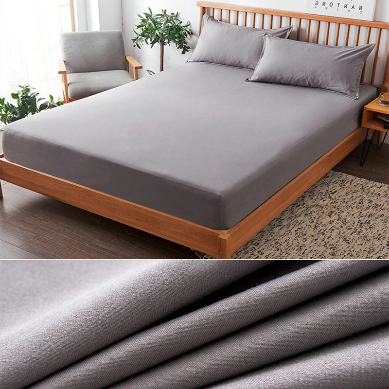100 Cotton Sheet Elastic Nonslip Adjustable Mattress Cover For 150
