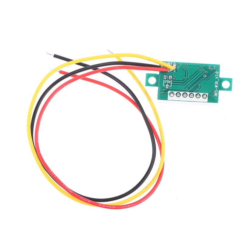 2PCS 0.36 DC LED 디지털 전압계 0 100V 전압 측정기 자동차 모바일 전원 전압 테스터 감지기 12V