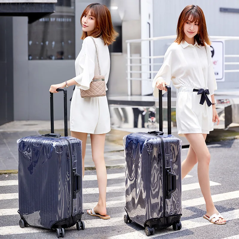 Transparent PVC Luggage Dustproof Cover 