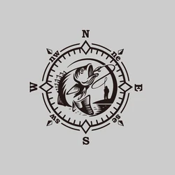 Reflective Outdoor Adventure Vinyl Stickers - M (Black)