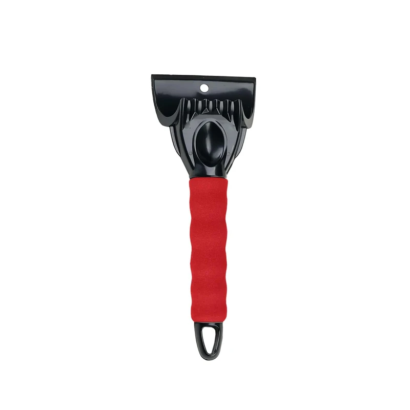 Premium Ice Scraper with Foam Grip and Waterproof Warm Glove – Efficient Snow and Frost Removal Tool