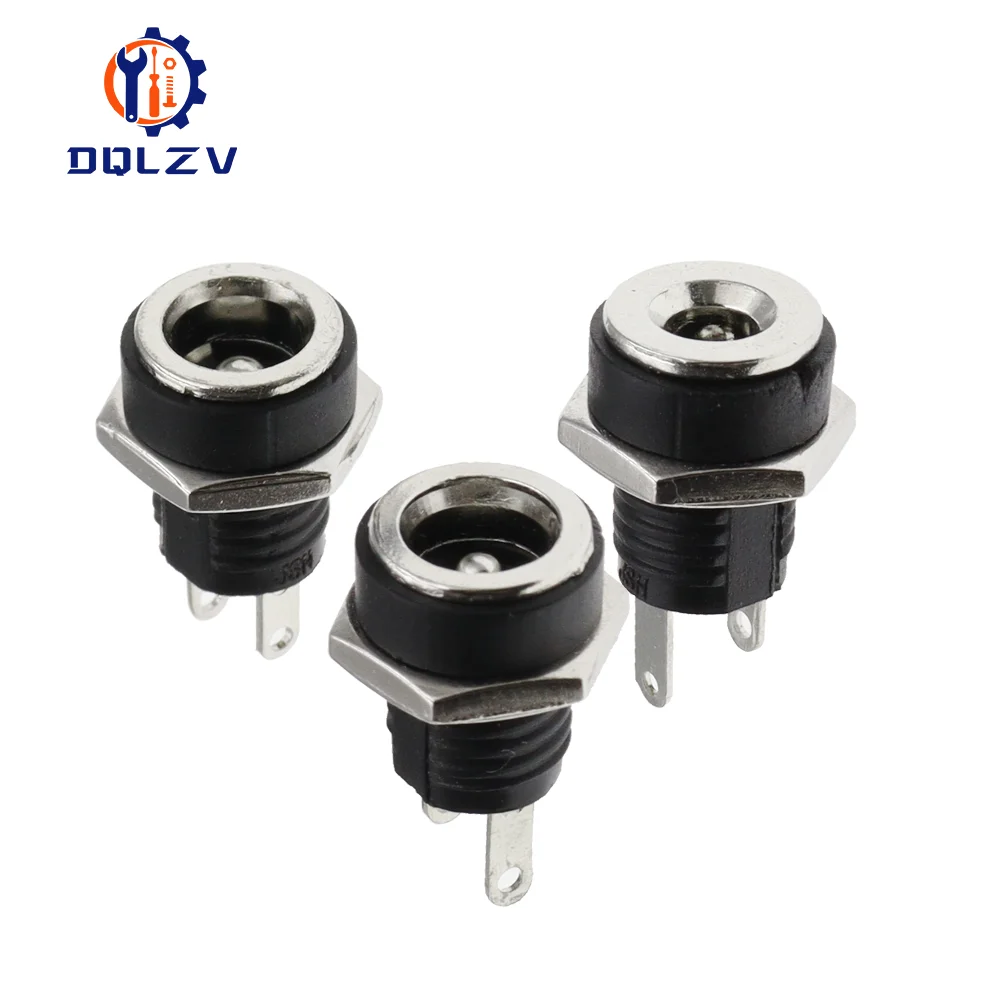2pz PRESA DI ALIMENTAZIONE DC 5,5x2,5mm DA PANNELLO 2pz PRESA DI ALIMENTAZIONE DC 5,5x2,5mm DA PANNELLO