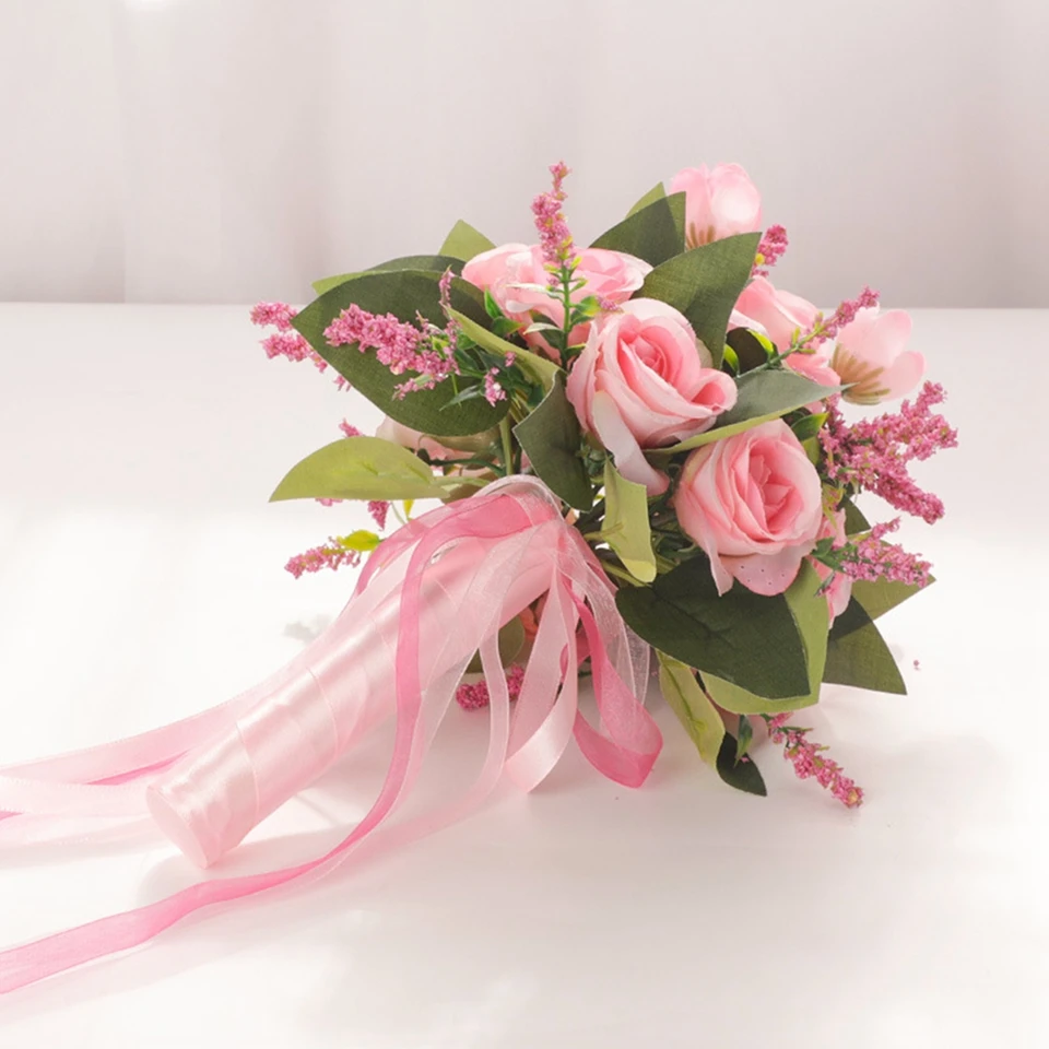 花嫁介添人用の白い絹の花の花束,ウェディングブーケ - AliExpress 花束を持つ人工、 ホワイトブライダルブーケ、手作り造花牡丹、10.24インチブーケ花嫁介添人ウェディングデコレーションブーケ