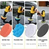 UNTIOR Electric Drill Brush Attachment Set Power Scrubber Brush Car Polisher Kitchen Bathroom Cleaning Kit Toilet Cleaning Tools 2