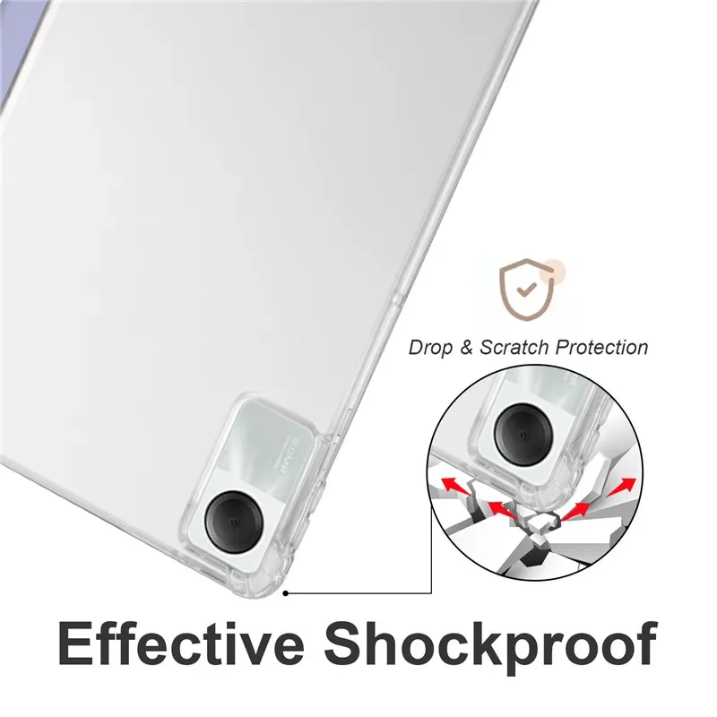 Capa Traseira de Silicone Suave para Xiaomi Estojo com Suporte para Caneta Flip Stand Tampa do Tablet Redmi Pad Redmipad se 2023 11 - Imagem 2