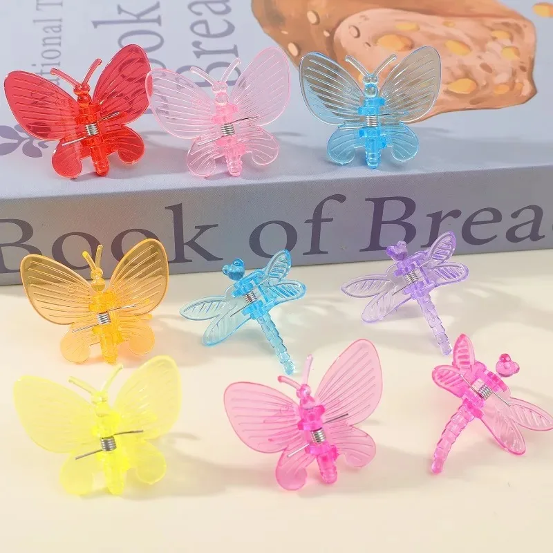 100/10x Garden Plant Clips Butterfly Plant Clip Dragonfly Butterfly Clamps Orchid Support Fixing Garden Climbing Vine Stem Clip
