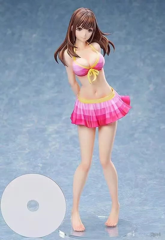 

41CM Original Genuine Spot Aixiangsui Sister Qi Ningning Swimsuit 1/4 Handmade PVC Animation Movable Handmade Model Toy