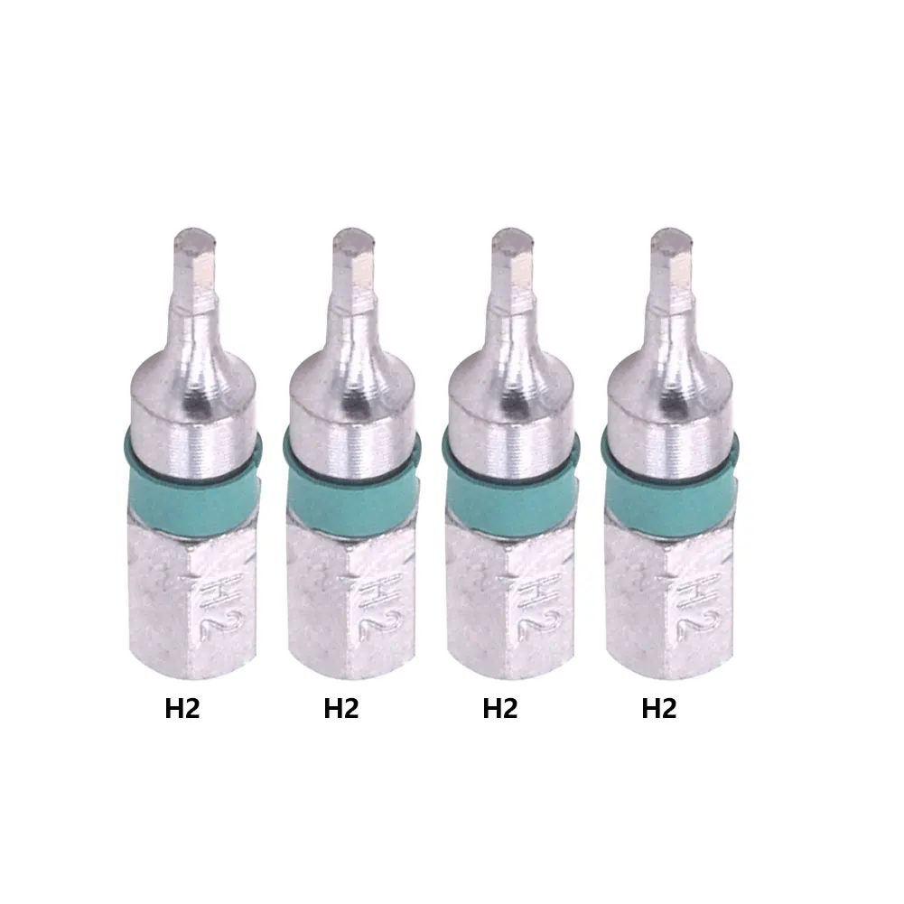 

4Pcs 25mm Screwdriver Bits Magnetic Screw Driver 1/4'' Hex Shank Square Head Screw Driver Bit Hand Tools H2 H2.5 H3 H4 H5 H6