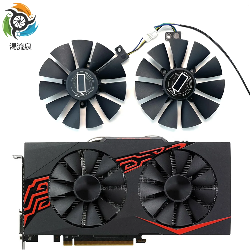 

88mm PLD09210S12HH RX580 RX570 RX470 4Pin Cooler Fan For AREZ ASUS Radeon RX 470 570 580 EXPEDITION OC Graphics Card Cooling Fan