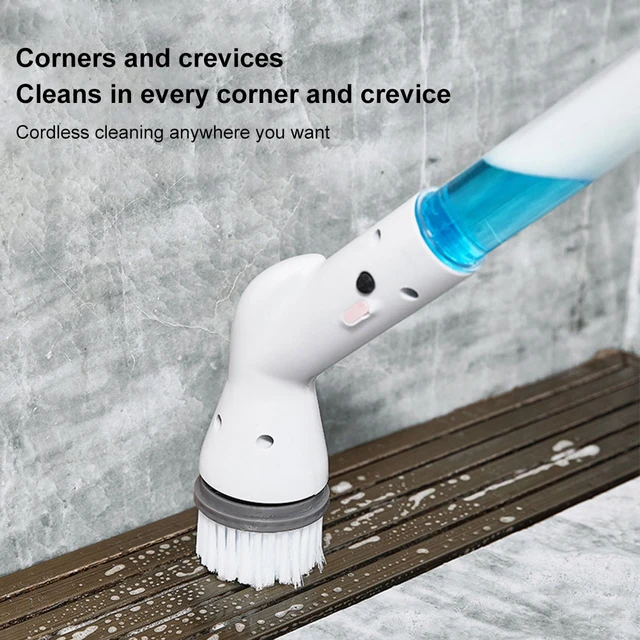 Dropship Electric Spin Scrubber, Cordless Cleaning Brush With 4