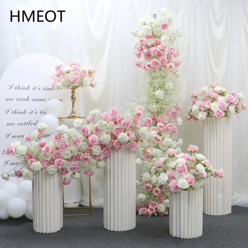 Pink Babys Breath Centerpieces