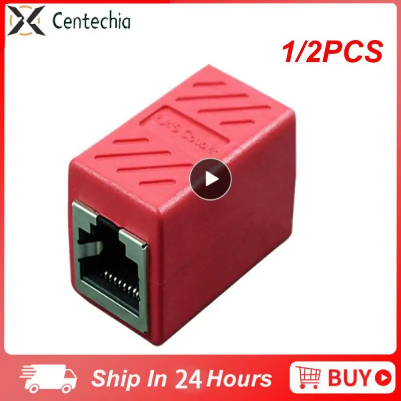 

1/2 шт. удлинитель кабеля Ethernet, соединитель RJ45 cat 5 cat 6 cat6a