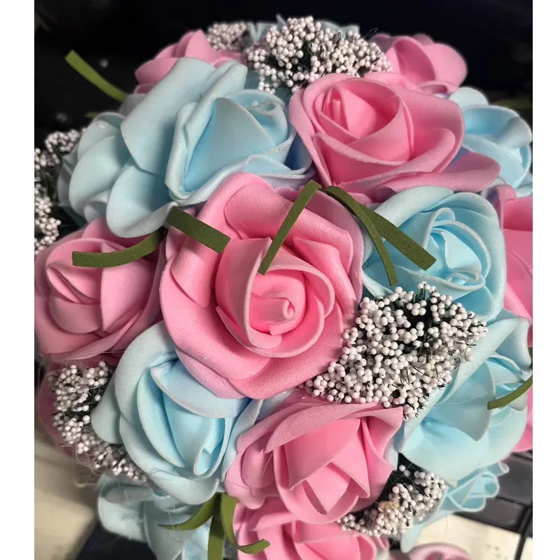 Bride's Bouquet red pink blue purple