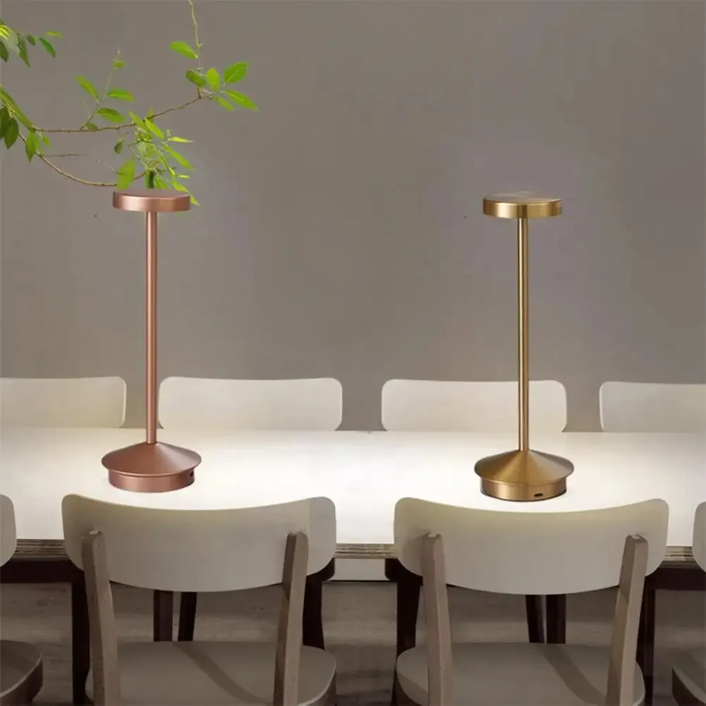 

Led Table Light Eye Protection Usb Rechargeable Stepless Dimming Touch Led Desk Lamp Bedside Lamps