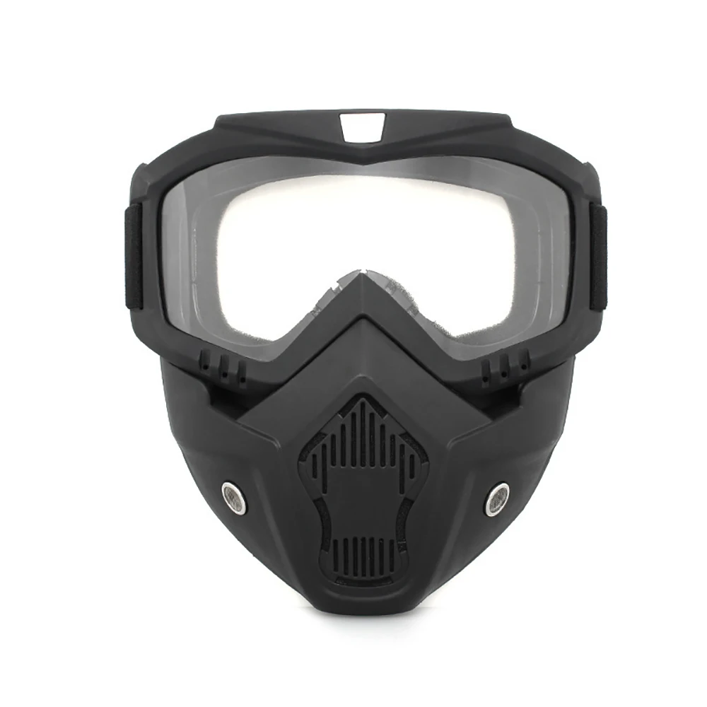 All-Terrain Tactical Cycling and Snowboarding Goggles with Detachable Face Mask