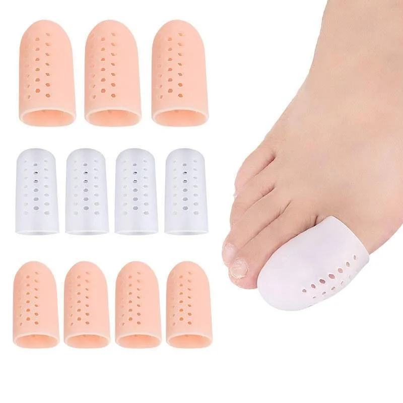 

2PCS Toe Protectors, Gel Toe Caps Breathable Toe Sleeves Pain Relief and Prevention for Corns Blisters and Ingrown Toenails