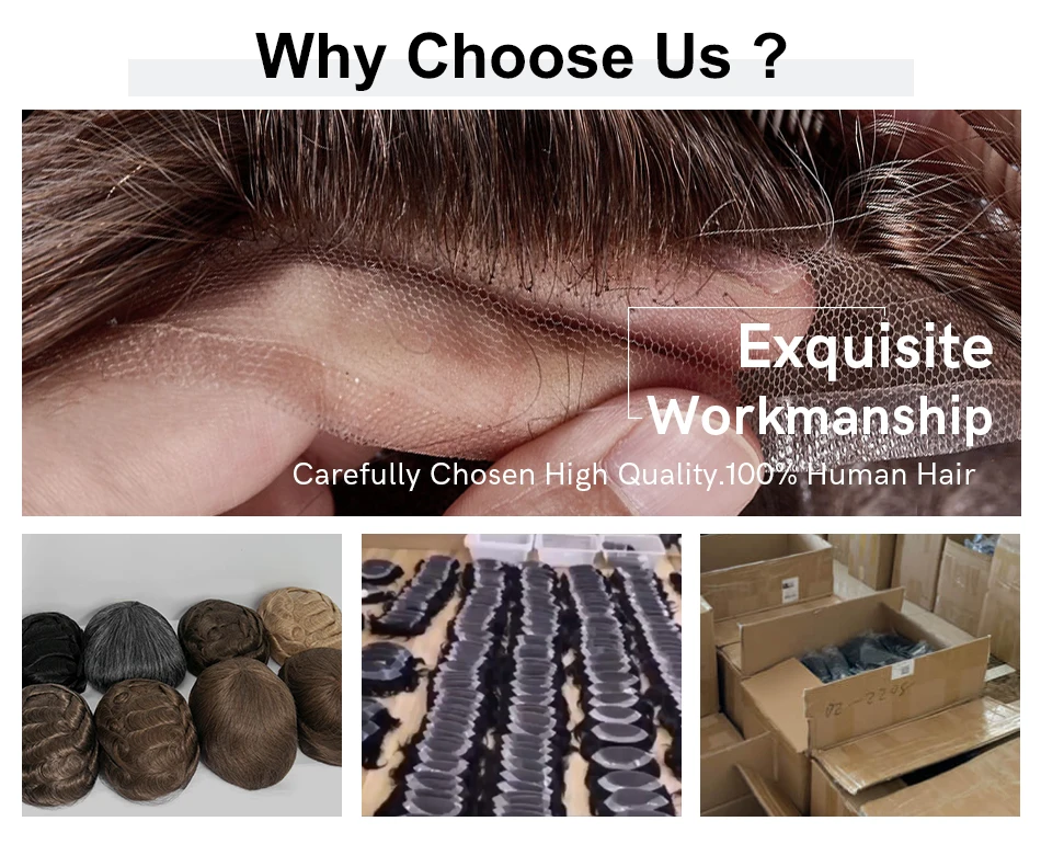 Männliche Haarprothese Männer Perücke Mono NPU Toupet Echthaar System Welle Lockiges Indisches Echthaar Ersatz Natürliche Farbe Mit Grau – Detail 26