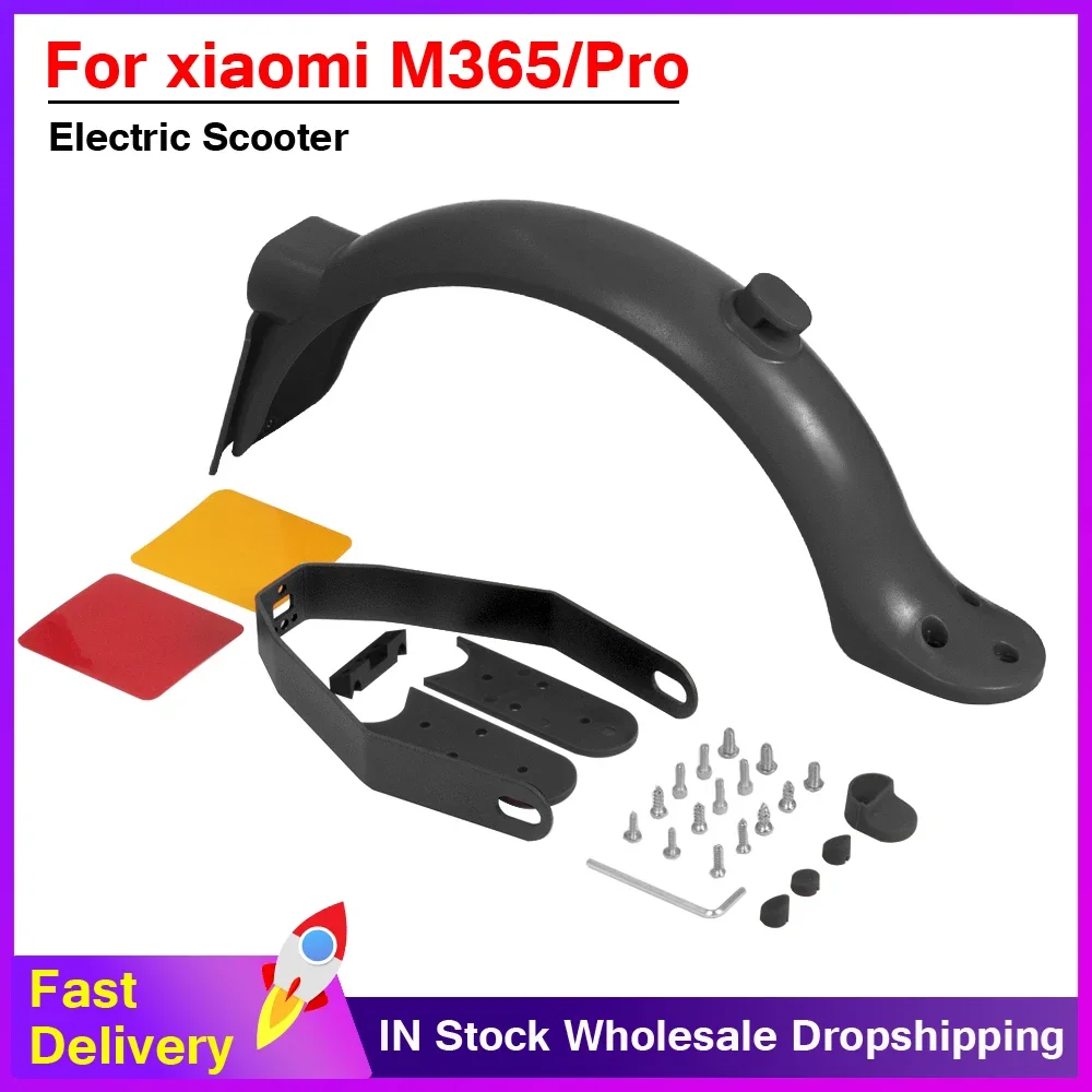 Parafango Posteriore Posteriore Parafango Staffa In Metallo Con Gap Cover Pad Per Xiaomi M365 Pro Pro 2 Scooter Elettrico 8.5 Ruota Per Pneumatici Da 
