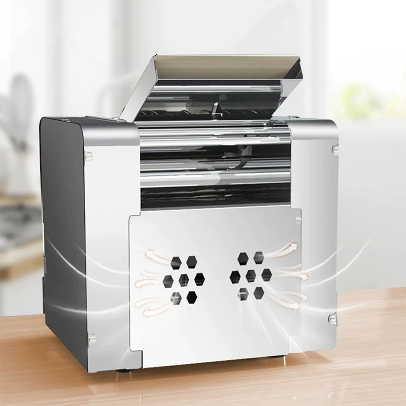 Electric Noodle Machine Kneading Making Household Dough Roller Tablet Press Cutting Small Stainless Steel Multifunctional