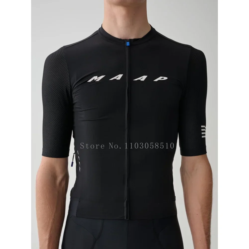 Men Cycling Jersey for Men MTB Road Bicycle Shirt Pro Team Short Sleeve Bike Clothes Mountain Bicycle Clothing  Downhill Jersey 4