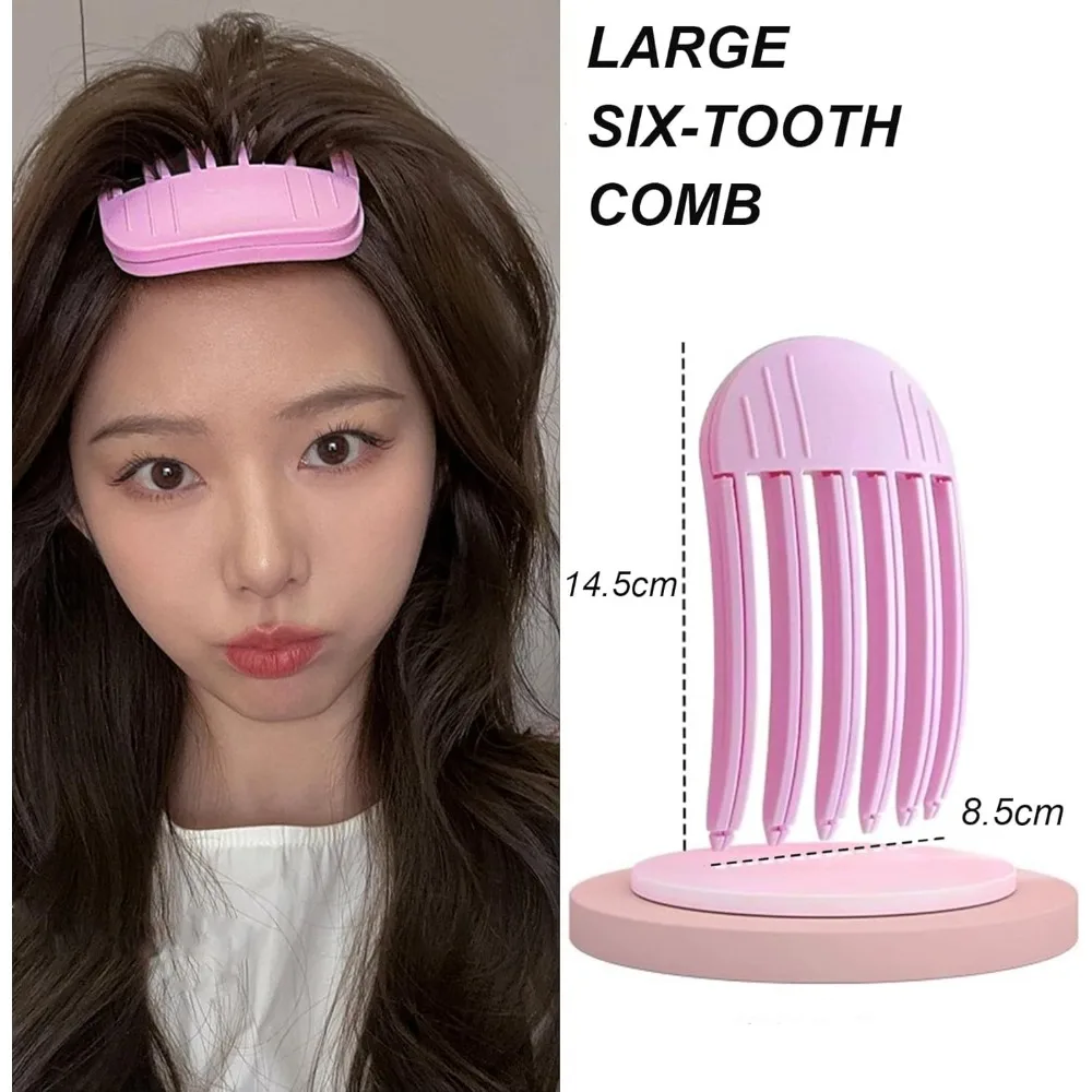 2PCS 헤어핀 컬링 뱅스 클립 헤어 루트 볼륨업 헤어 클립 여성용 컬링 고정형 클립 패션 볼륨 헤어 롤러
