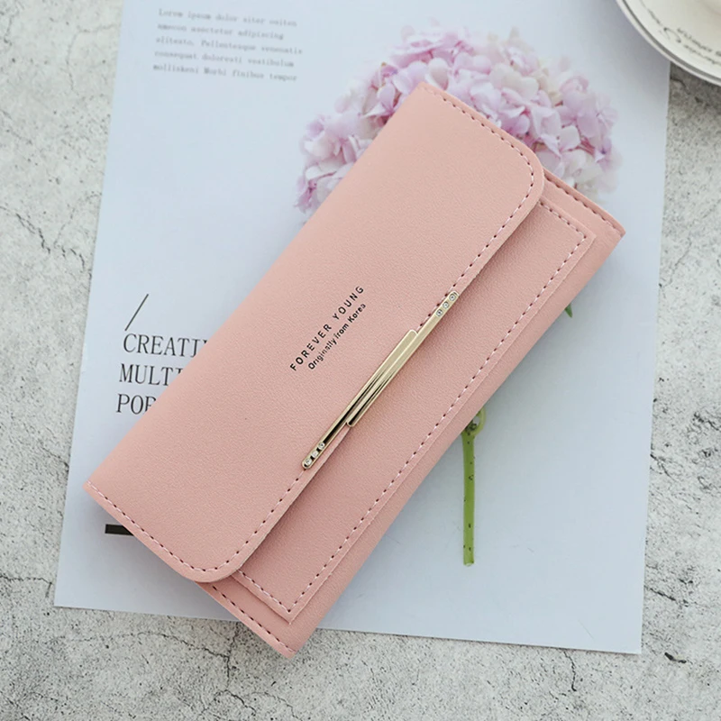 2024 Fashion Wallet Women's Purse Wallet Card Holder Female Clutch Long Purse Multi-card Holder Luxury Designer Lady Coin Purses 3