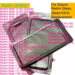 Enhanced Touch Screen Panel Front Outer Glass with OCA - 10 - Piece Set (Note 15 Pro 5G)