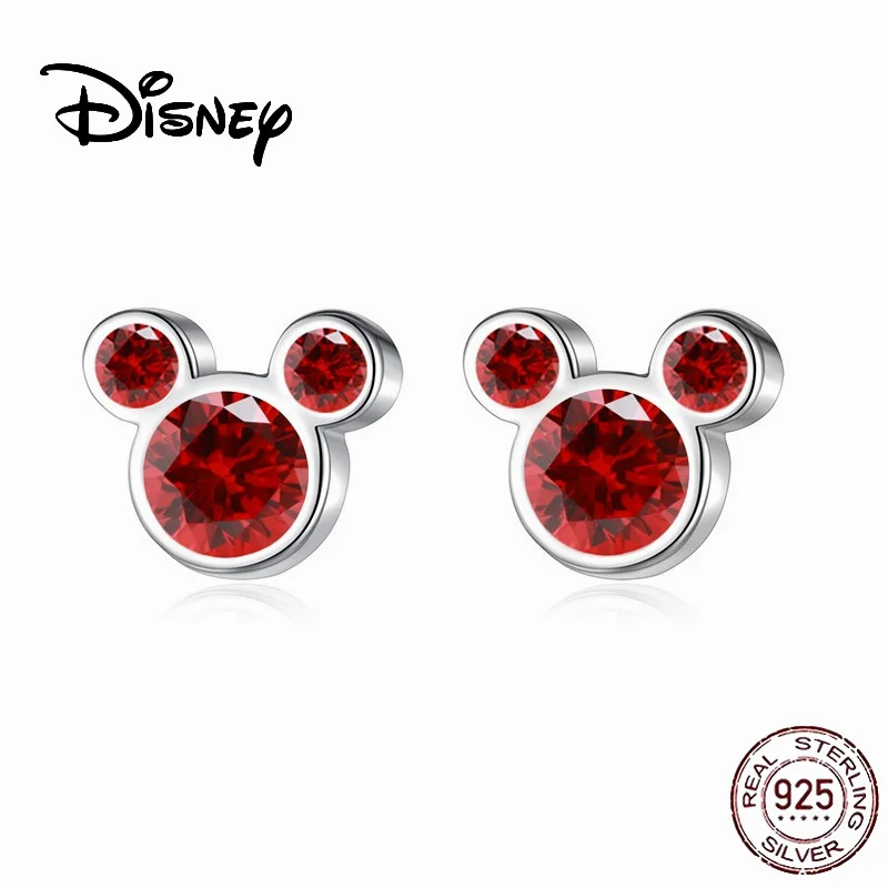 Silver Earrings Disney Mickey Mouse 925 Sterling Silver Mickey Series