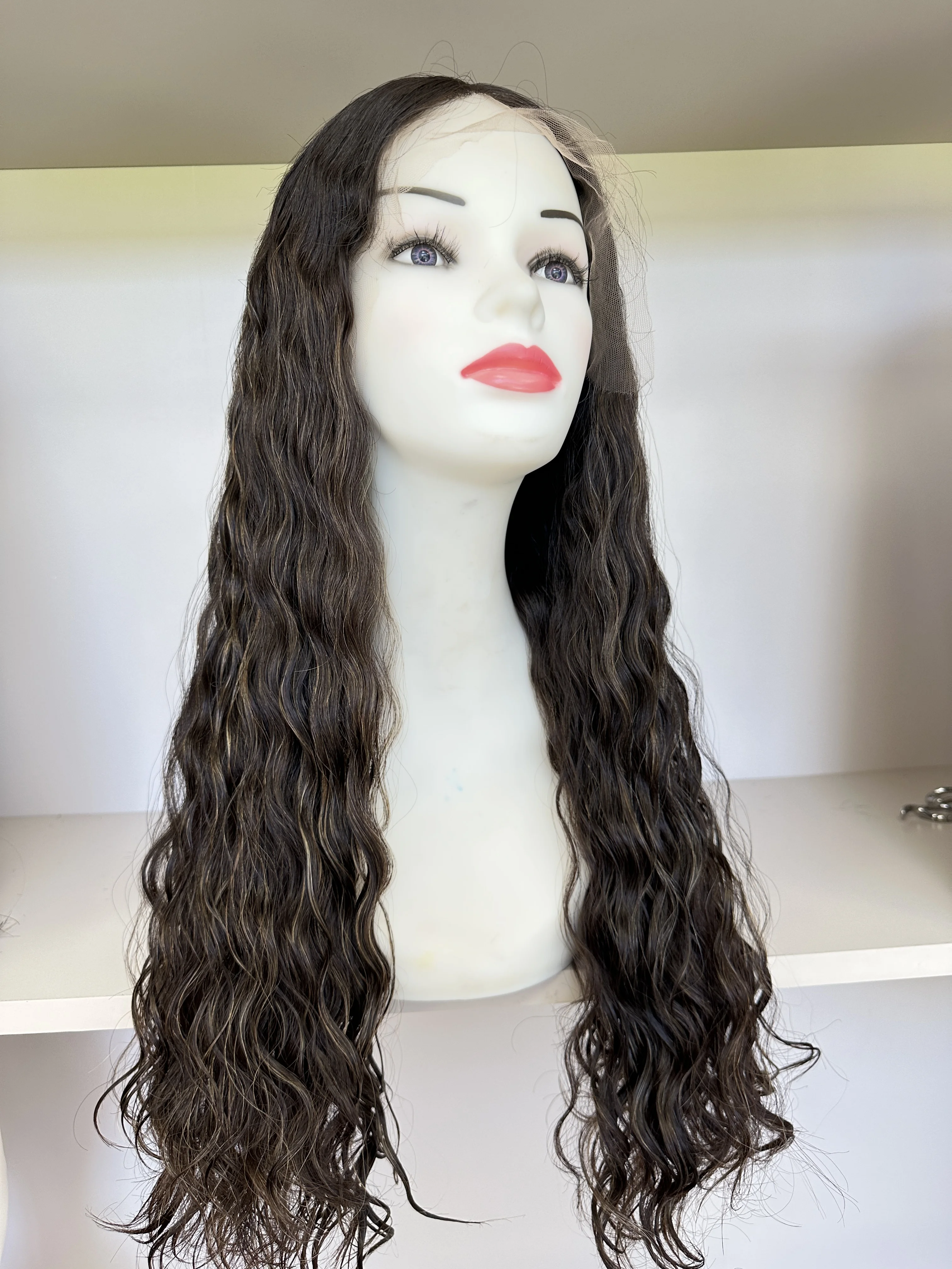 Lace top wig Kosher Wigs European hair BlondColor TsingTaowigs Human Hair Jewish Wig Lace Top For Women