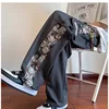 Autumn New Bear Patchwork Work Pants Men's Spring And Autumn Loose Large Size Sports Pants Trend Straight Casual Pants Men M-4XL 3