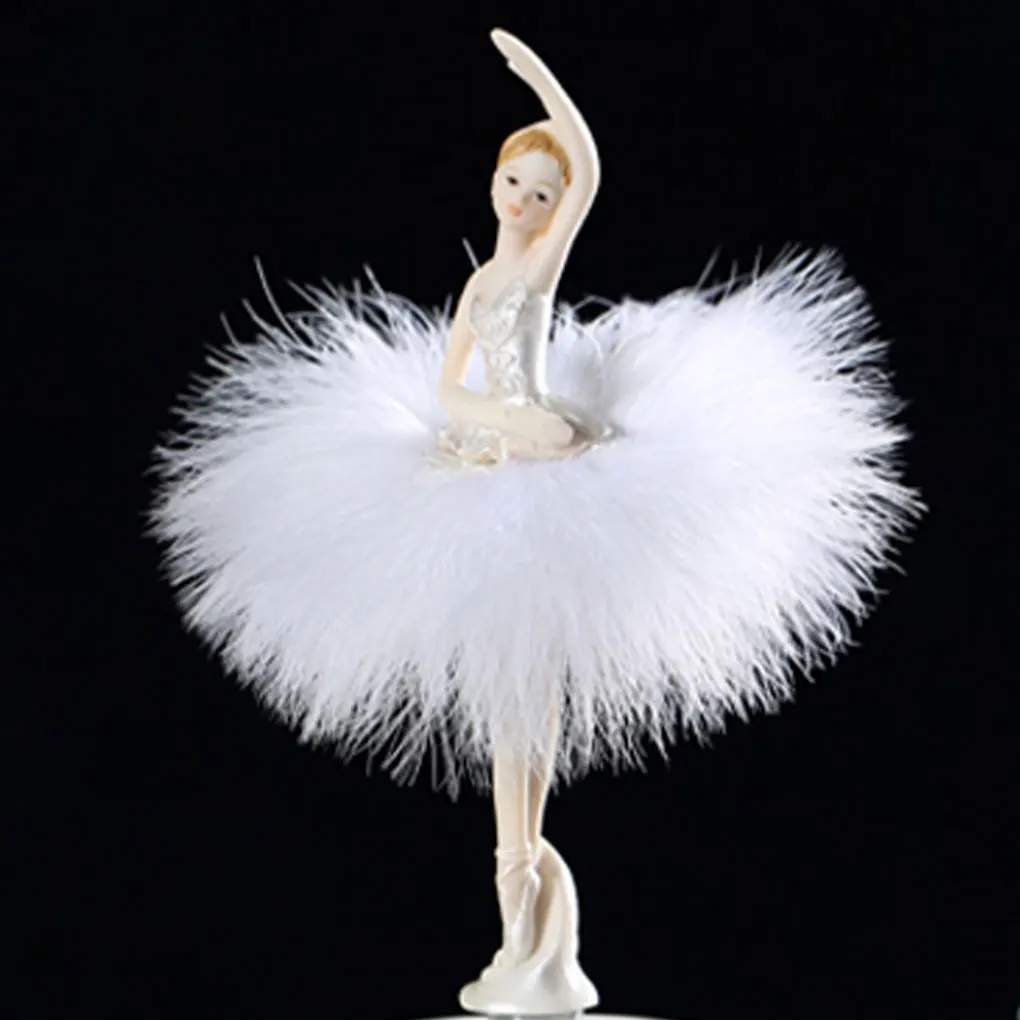 Ballerina Musical Box Elegant Dancing Girl Elegant Figurines Rotate Boxes For Friend Home Desktop Birthday Gift 5