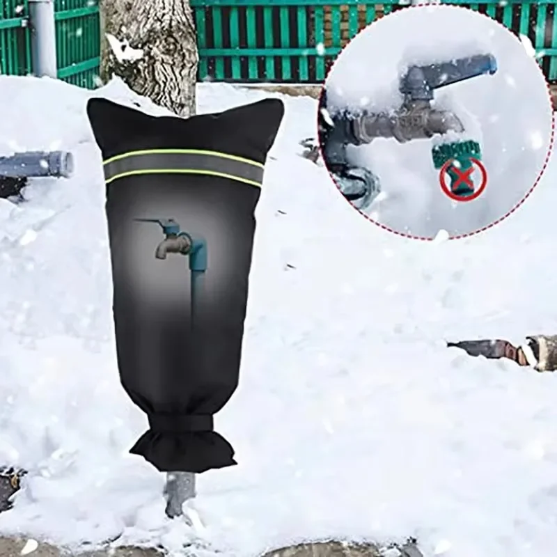Winter Waterproof Outdoor Garden Faucet Tap Cover Antifreeze Oxford Cloth Faucet Protector for Home Kitchen Accessories