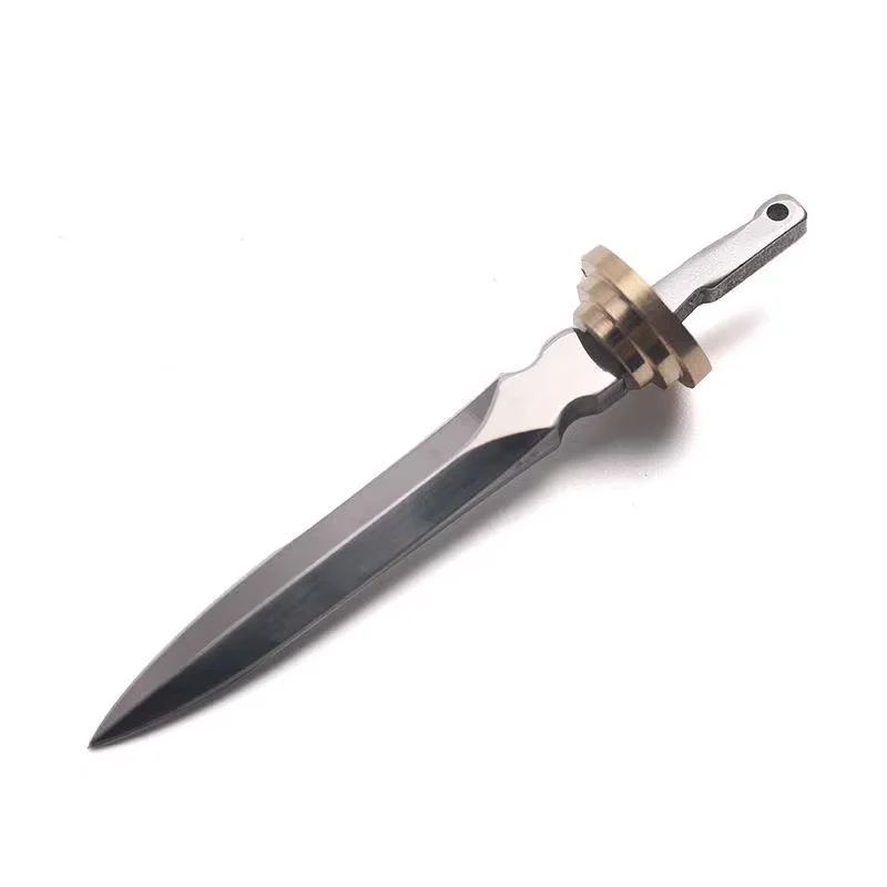 420 stainless steel tea knife embryo tea sword embryo semi-finished mirror laser pattern DIY knife production