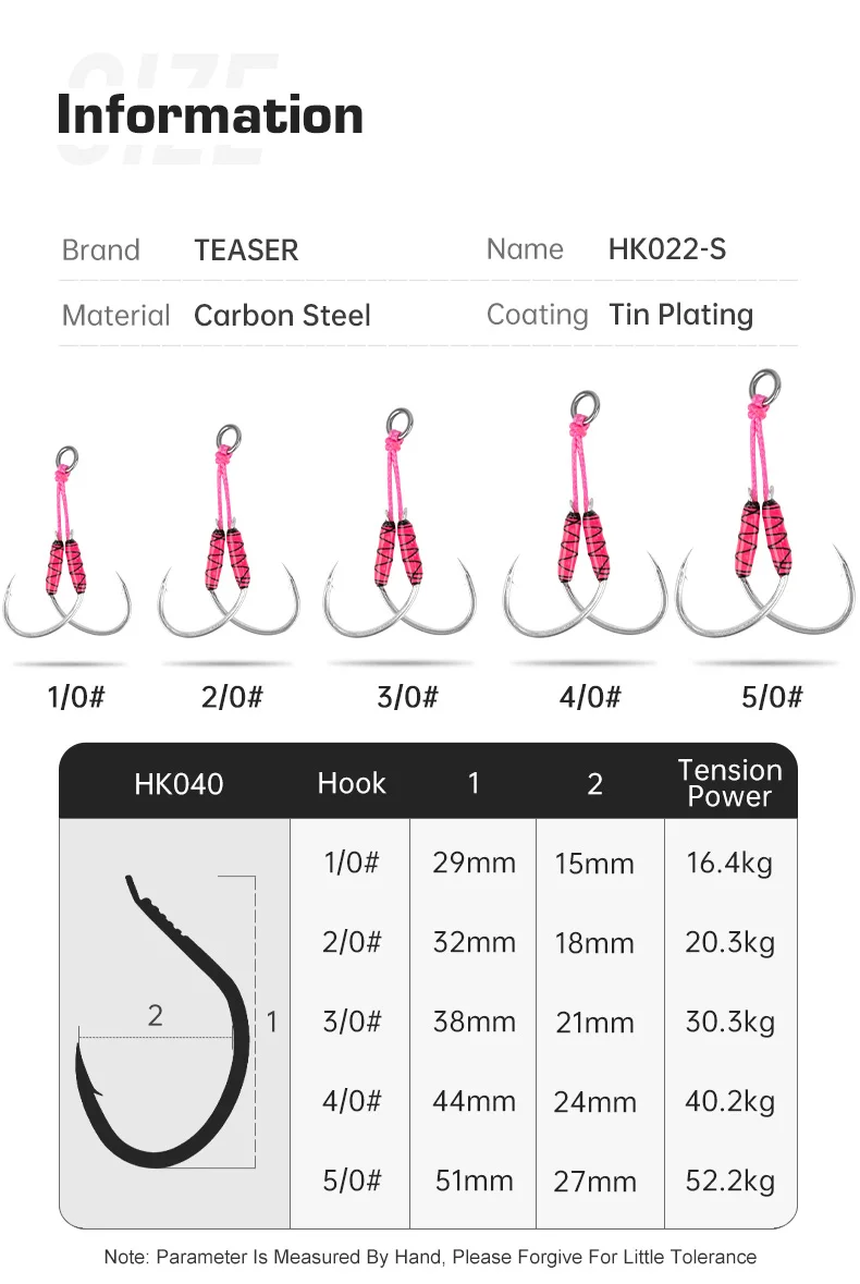 TEASER 2 TEIL/BEUTEL HK040 High Carbon Metall Jigging Unterstützen Haken UV Leuchtende PE Linie Hecht Jig Köder Salzwasser Angeln Haken pesca – Detail 2