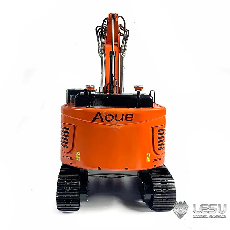 S1c8dc1ed5e1345ed81c6f0f4654d32f05 Model ciężkiej maszyny LESU1/14 Aoue-ET26L trójramienny mały krótki pas ogonowy łopata przednia koparka gąsienicowa RC