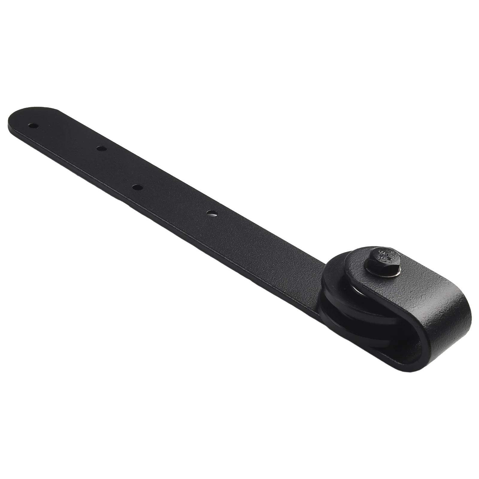 Description Picture 6 of item1 Set Sliding Barn Door Hardware Kit Top Mount Hanging Rail Hanging Rail Steel Silent Door Roller Rail Easy To Install