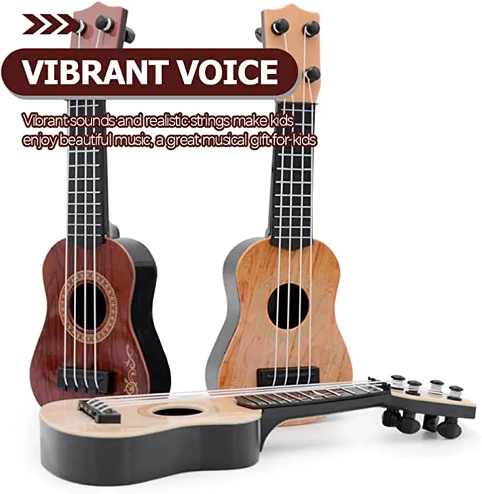 Guitarra de juguete vintage para niños Instrumento de cuerda de juguete de  madera Guitarra de instrumento musical para niños Retro mini instrumento  musical ruso -  España