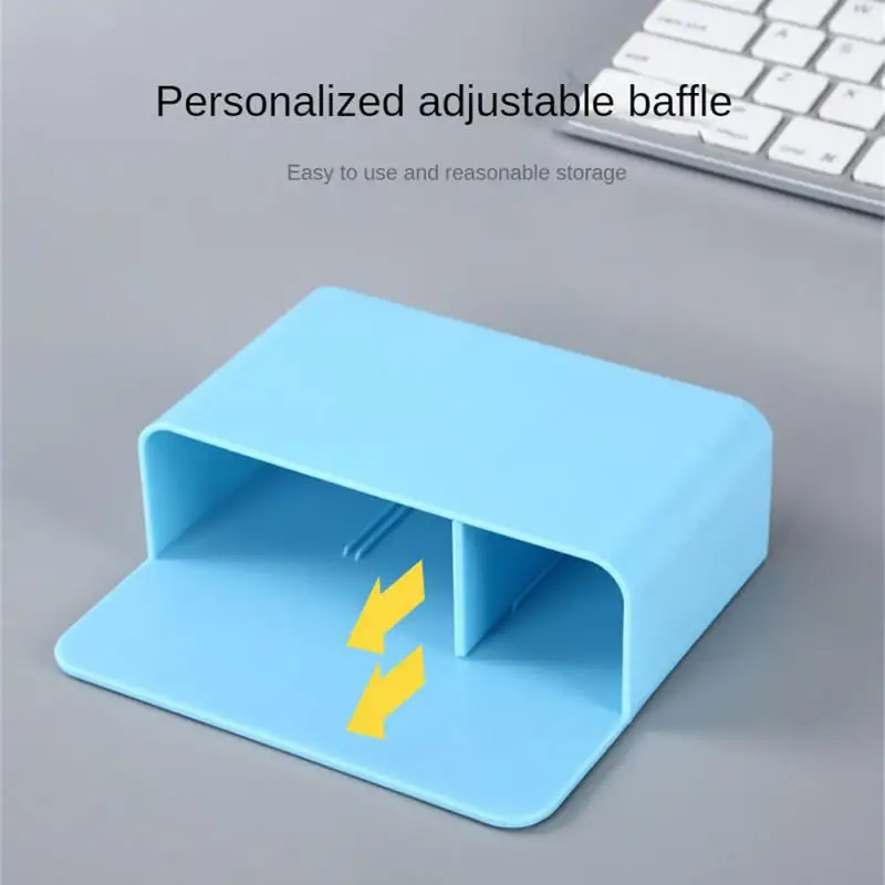 Color Desktop Pen Holder Magnetic Whiteboard Mark Pen Storage Box Office School Plastic Box Desk Pencil Organizer Barrel pen holder pen and brush holder pencil holder tool