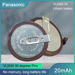Panasonic Rechargeable Button Lithium Battery ML2020 VL2020 Battery For BMW E46 E60 E90 accu FOB F1 Fobs Key 90 Degree