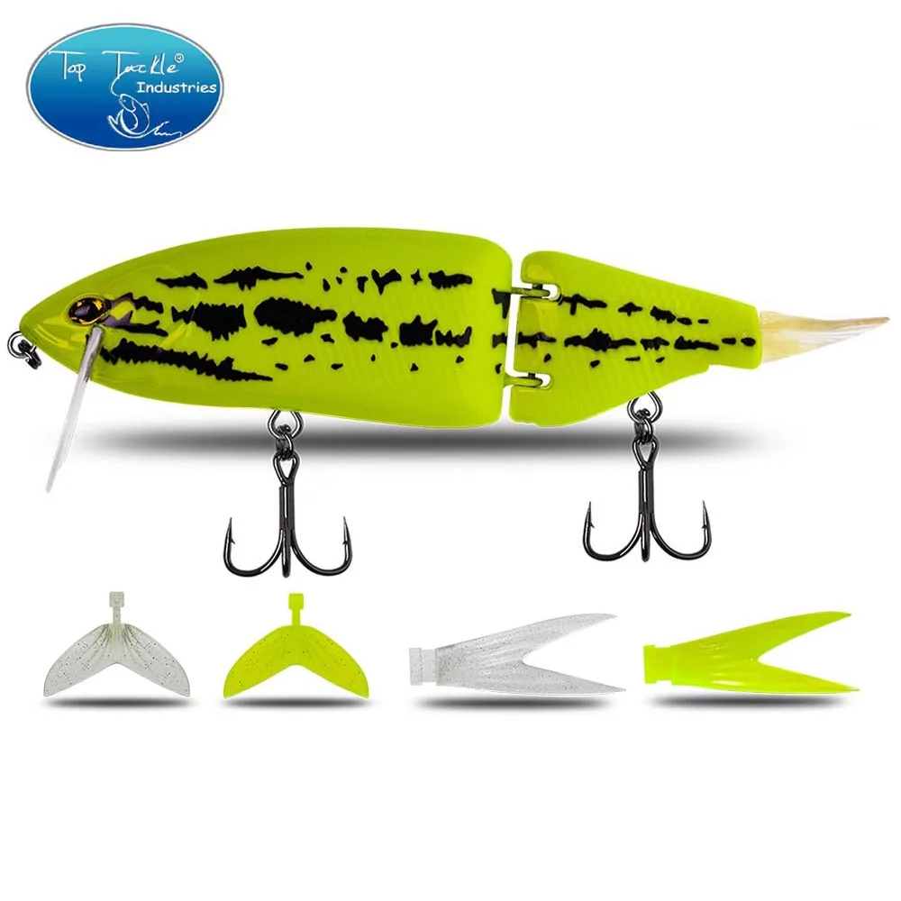 Goture Lot De 3 Leurres De Pêche Pour Bar, Truite, 8 Appâts De Natation Segmentés Multi-articulés Pour La Pêche Au Bar, Leurres De Pêche Au Brochet