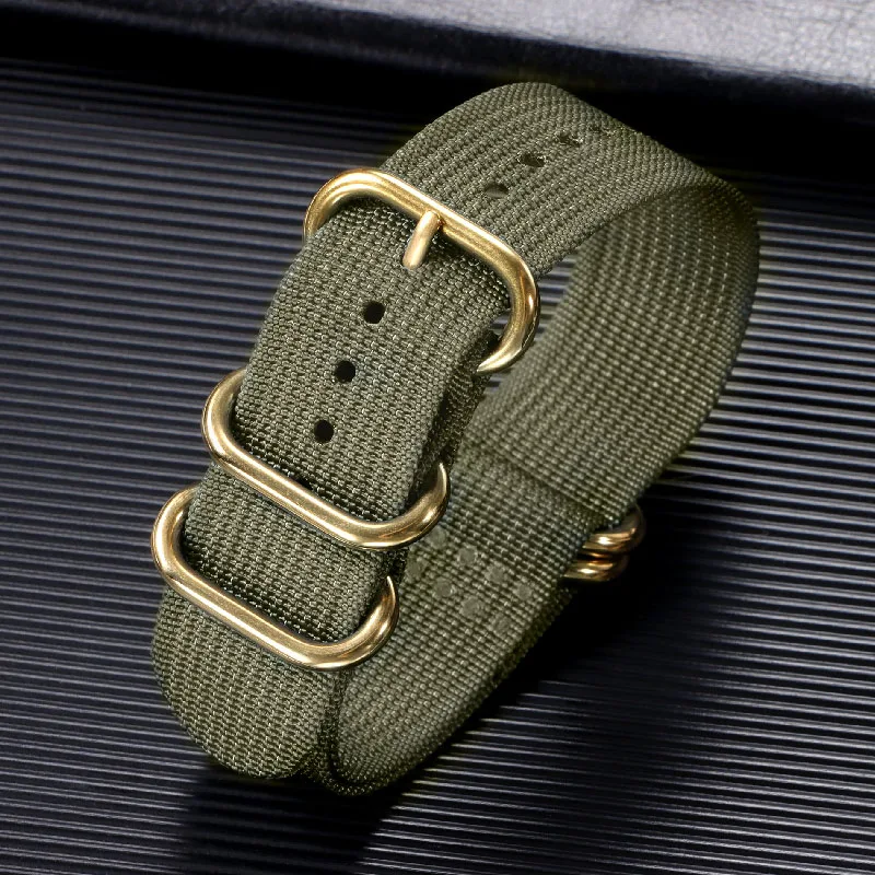 Premium Nylon Military Sport Watch Strap - Breathable Men's Wristband Accessory