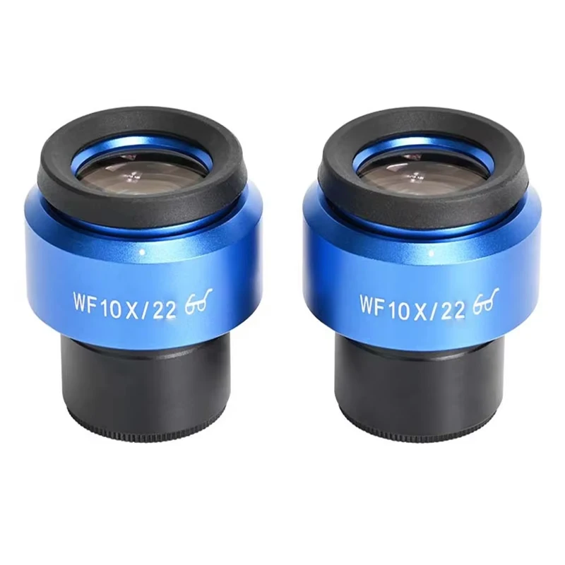 2PCS WF10X/22/23/24mm WF15X WF20X/12MM Wide Field Eyepiece For Binocular Trinocular Stereo Microscope 30MM Interface Size microscope eyepiece,stereoscopic microscope eyepiece