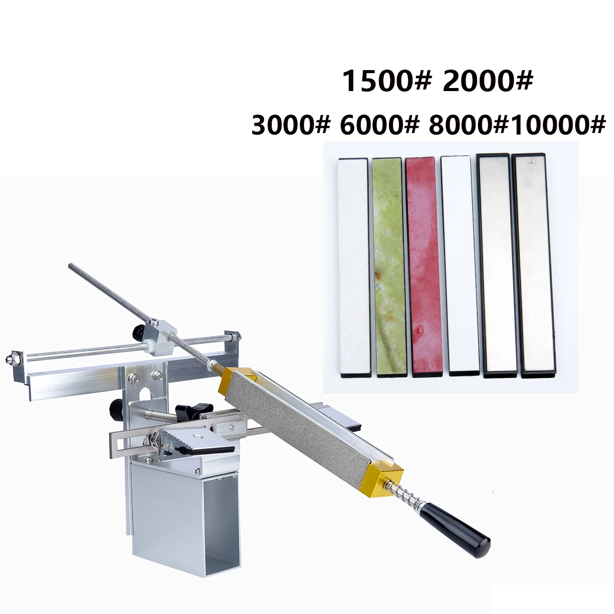 YBSVO Afilador de cuchillos eléctrico profesional resistente de 4 etapas