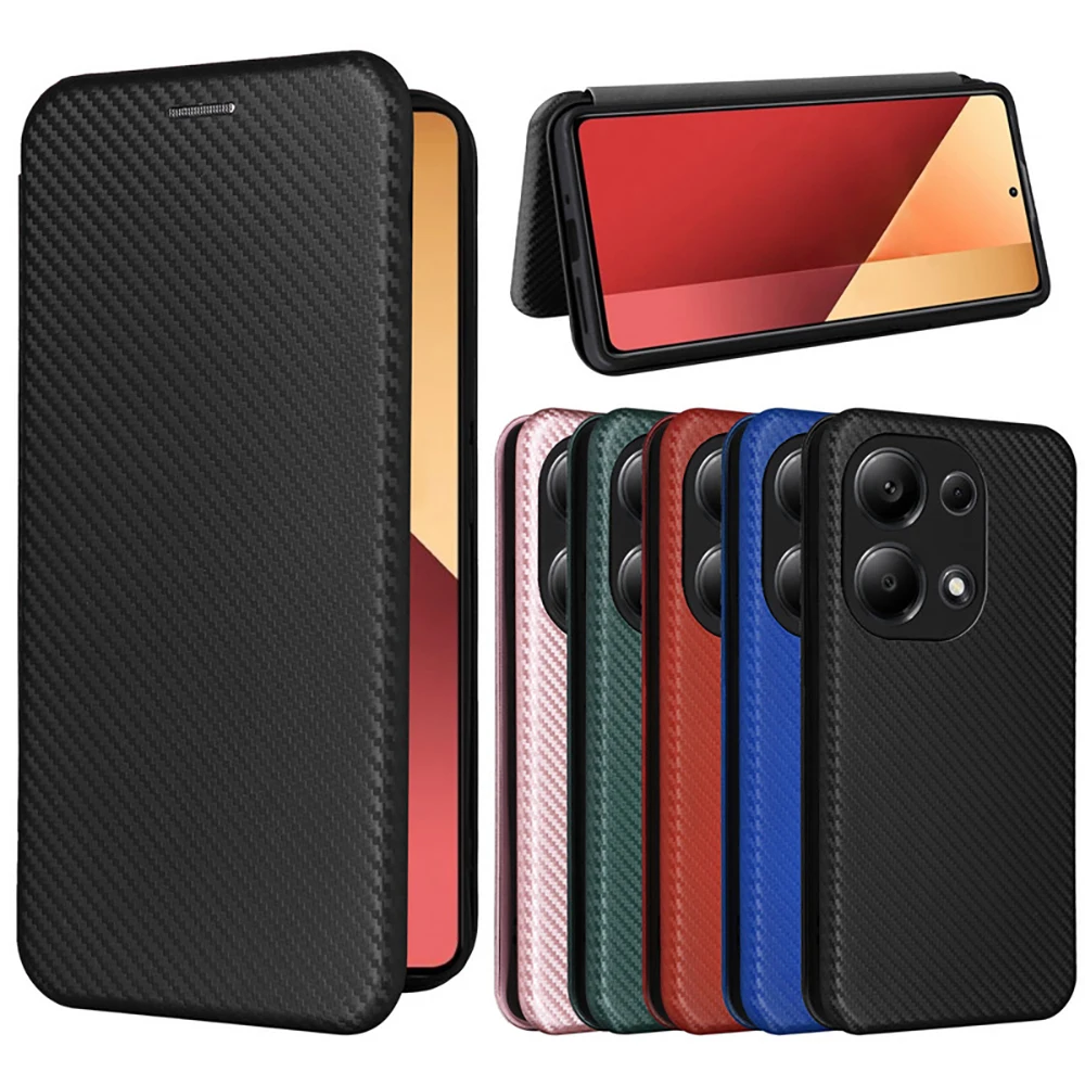 Luxury Leather Flip Book Case - Premium Protection