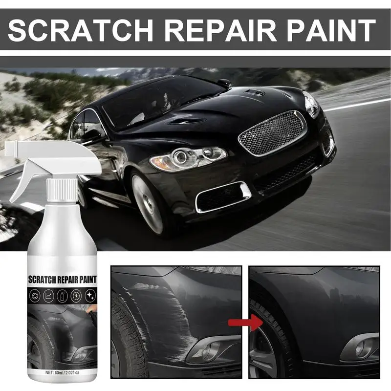 Car Scratch Repair Spray Black & White Repairing Car Portable Spray Car