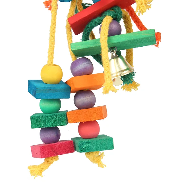 Wood Parrot Bird Toys Love Bird 4