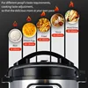 6L Multifunction Electric Pressure Cookers Soup Porridge Heating Meal Heater Kitchen Stainless Steel Multicooker Rice Cooker 3