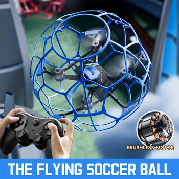 Nuovo V51 Calcio Professionale RC drone per competizione WiFi Fpv Elicottero Brushless Ad Altezza Fissa RC Palla Volante Giocattoli Regali 4DRC