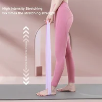 Silicone Resistance Bands with 4 Resistance Levels Workout Stretch Bands for Strength Training for Home Gym Yoga - Image 6