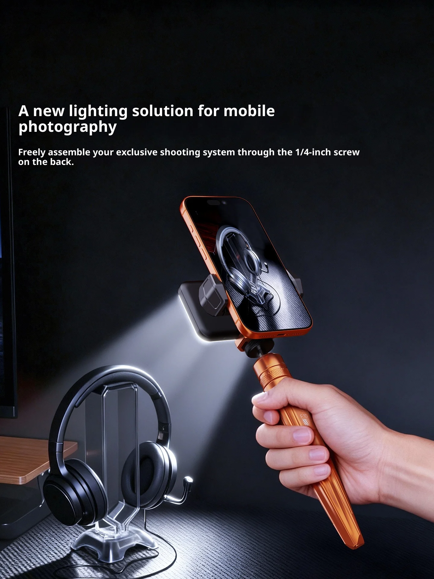 E10 Phone Mini Tripod Aluminium Smartphone Stand with - Image 5